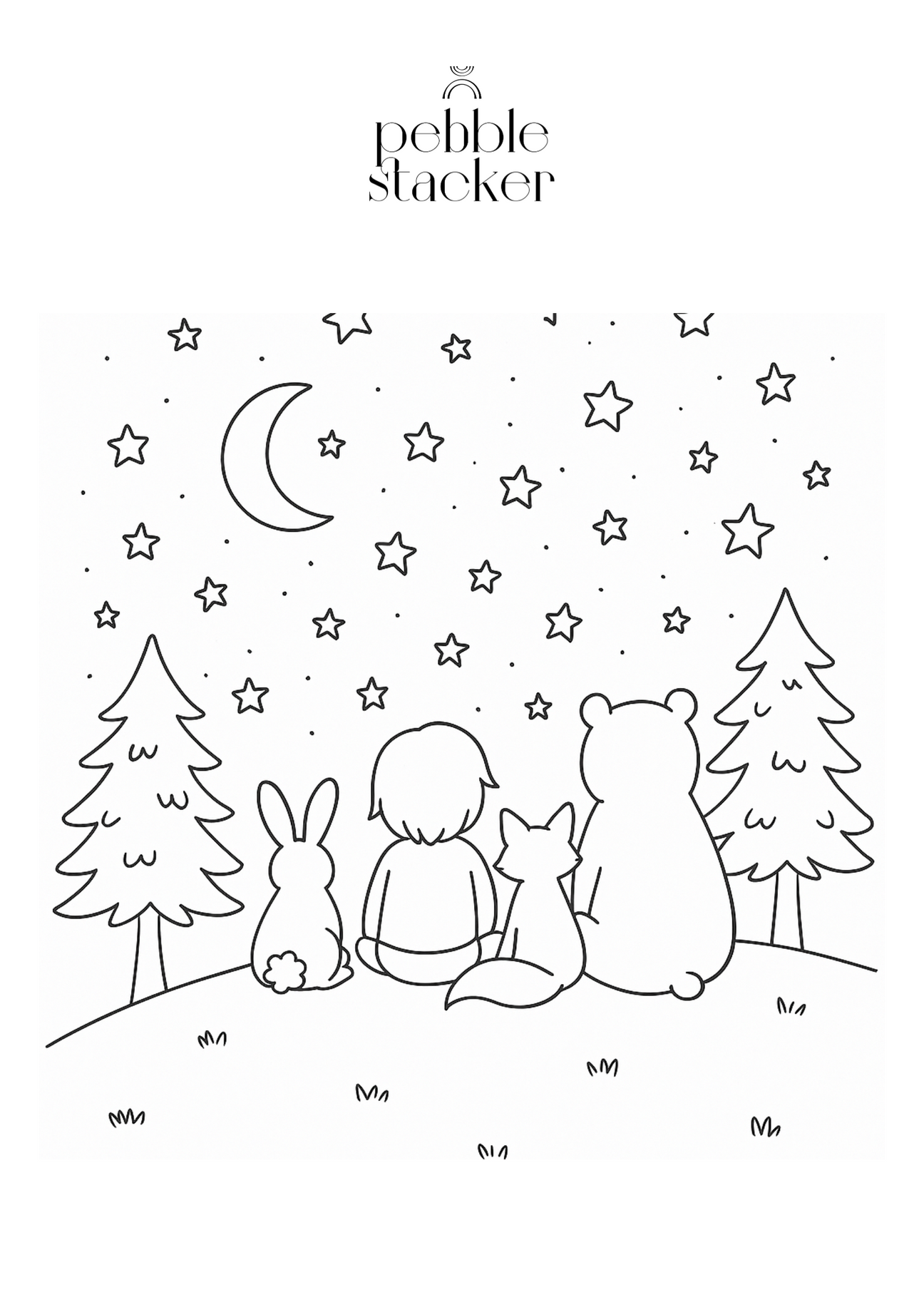 Free Kids’ Coloring Page (Starlight)