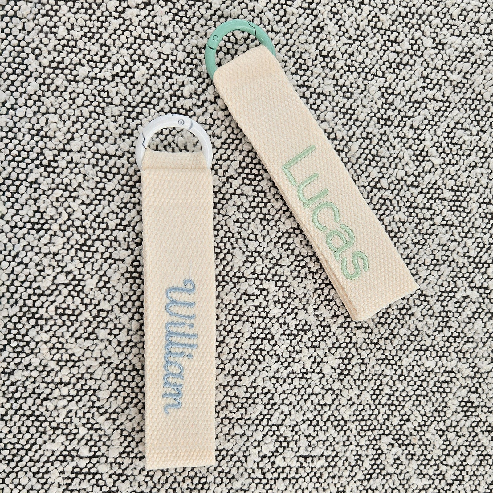 Embroidery Name Tag pebble stacker